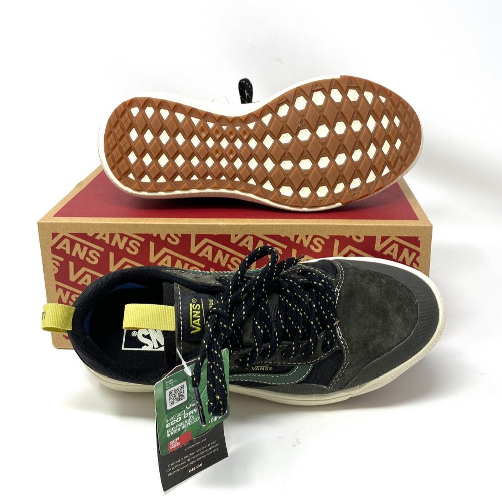 Vans Ultrarange Exo Women's Sizes 8.5 9.5 Black Olive Canvas Skate VN0A4UUP2WK - Picture 2 of 11